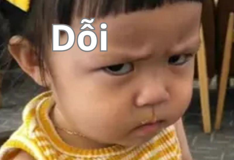 meme dỗi siêu cute