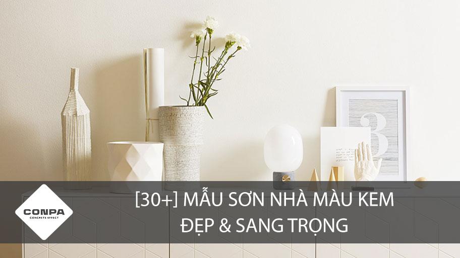 Sơn nhà màu kem đẹp