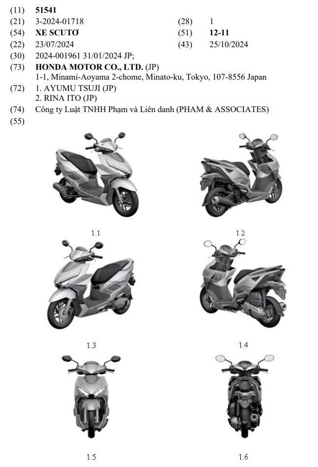 Honda đăng ký loạt xe tay ga mới tại Việt Nam, có mẫu dễ hot khi mở bán - 1