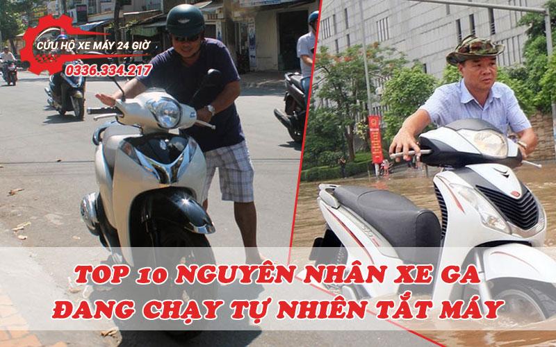 TOP 10 nguyên nhân xe tay ga đang chạy tự nhiên tắt máy