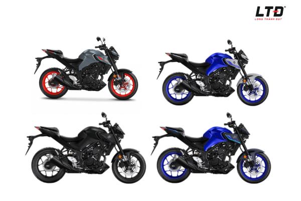 Yamaha MT-03 có 4 màu sắc