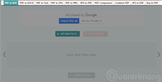 Chờ PDF to DOC chuyển đổi PDF sang Word